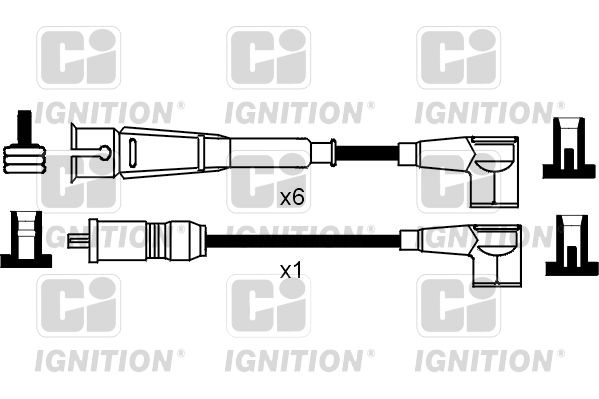 QUINTON HAZELL Augstsprieguma vadu komplekts XC904